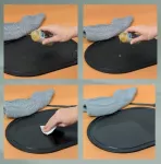 KELA-Deska do serwowania 37x27,5cm czarna Nobel - 3