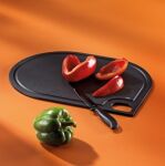 KELA-Deska do serwowania 37x27,5cm czarna Nobel - 4