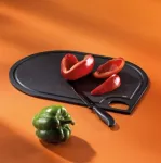 KELA-Deska do serwowania 37x27,5cm czarna Nobel - 4