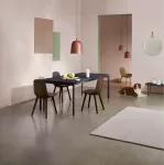 Eva Solo Abalone dining chair Oak smoked,  leather black - 10