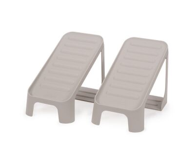 JJ-Zestaw organizerów na buty 2el. Shoe-in szary