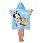 Ręcznik bawełniany ponczo z kapturem 50x115 Bluey - 3