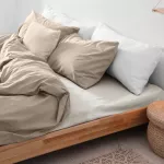 Prześcieradło flanela ECRU/180x210 - 2