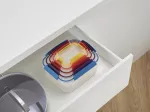 JJ-Zestaw 5 pojemników Nest Lock multikolor - 10