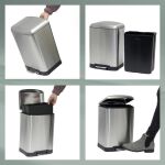 KELA-Kosz stalowy na śmieci 12 l Davino - 3