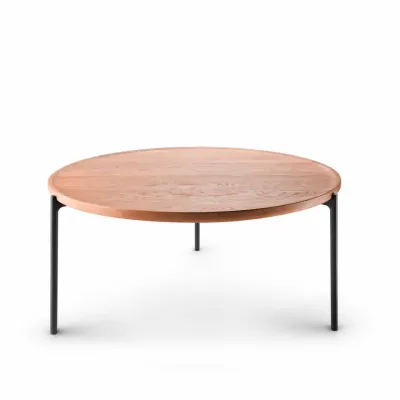 SAVOYE table top ø90 cm, natural oak