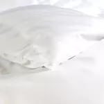 Poszewka hotelowa na zakładkę MONAKO gładka biała/40x40 - 8