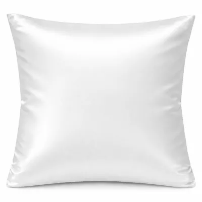 Poszewka hotelowa na zakładkę MONAKO gładka biała/40x40