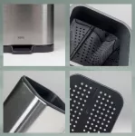 KELA-Ociekacz na sztućce silver mat Plata - 3