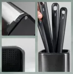 KELA-Ociekacz na sztućce silver mat Plata - 4