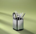 KELA-Ociekacz na sztućce silver mat Plata - 6