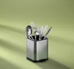 KELA-Ociekacz na sztućce silver mat Plata - 6