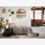 Zestaw 2 stolików bambusowych czarnych Madam Stoltz - 4