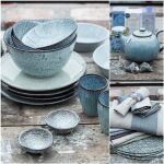 Misa ceramiczna niebieska Nordic Sea Broste Copenhagen 25 cm - 3