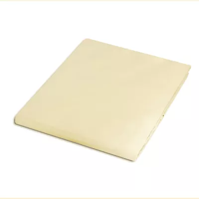 Prześcieradło satyna bawełniana krem 155/160x220