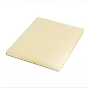 Prześcieradło satyna bawełniana krem 155/160x220