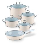 Garnek ceramiczny 6,5l kremowy Riess Avorio seria Premium - 3