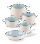 Garnek ceramiczny 6,5l kremowy Riess Avorio seria Premium - 3