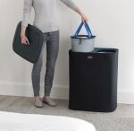 JJ-Kosz na pranie 90l. Tota czarny - 22