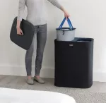 JJ-Kosz na pranie 90l. Tota czarny - 22