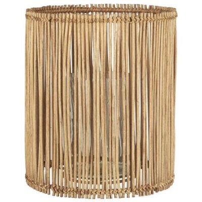 Lampion rattanowy okrągły 24x21 cm z pojemnikiem Ib Laursen