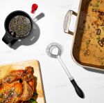 OXO-Trzepaczka stalowa do sosów czarna, Good Grips - 5