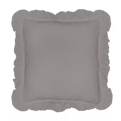 Poszewka bawełniana komplet OPAL GREY/2x40x40 STONEWASHED