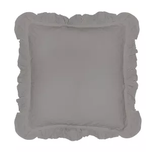Poszewka bawełniana komplet OPAL GREY/2x40x40 STONEWASHED