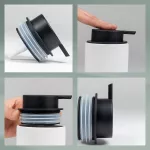 KELA-Dozownik mydła 300ml biały Sana - 3