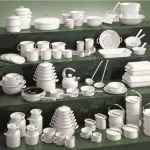 Pojemnik do przechowywania chleba okrągły chlebak biały Riess - 2