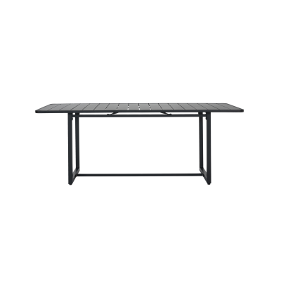 Stół ogrodowy czarny 200x90x74 cm House Doctor