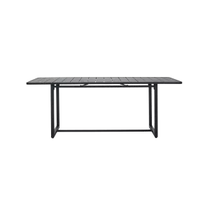 Stół ogrodowy czarny 200x90x74 cm House Doctor