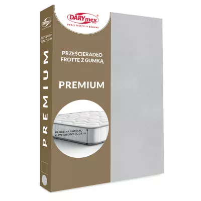 Prześcieradło frotte z gumką 024/130/140x200 PREMIUM