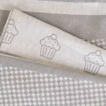 Ścierka kuchenna MUFINKI/50x70/popiel - 6