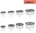 KELA-Pojemnik hermetyczny szklany 1,4 l Aurelia - 7