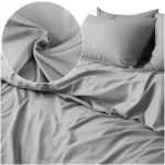 Pościel satyna bawełniana POPIEL 024/180x200 - 4