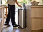 JJ-Kosz okrągły wolnostojący Stainless Steel Arc - 12