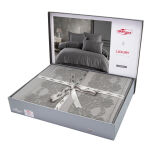 Pościel satyna bawełniana z gipiurą(P) VALINOR 6/160x200 GUIPURE - 9