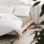 Prześcieradło satyna bawełniana z gumką ciemny beż 041/200x220 - 2