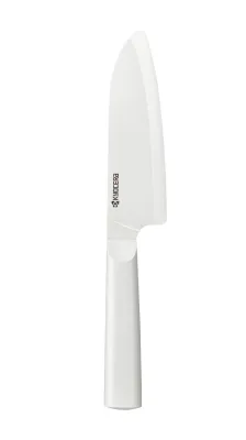 KYO-Nóż Santoku 14cm biały uchwyt, Chowa