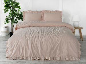 Pościel bawełniana CAMELLO ROSES/220X200(P) STONEWASHED