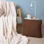 Poszewka żakardowa AMORRO/MLECZNA CZEKOLADA/40x40 (promocja) - 2