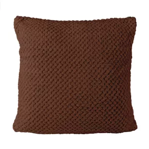 Poszewka żakardowa AMORRO/MLECZNA CZEKOLADA/40x40 (promocja)