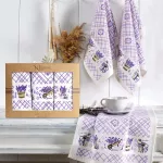 Komplet ręczników kuchennych bawełnianych NILTEKS/3x40x60/289 - 2