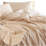 Pościel satyna bawełniana JASNY BEŻ 044/180x200 - 4