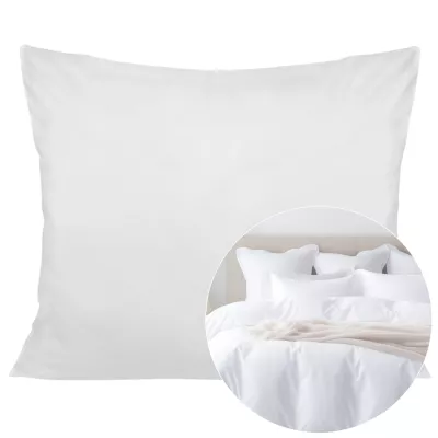 Poszewka satyna bawełna biały 603/40x60.