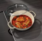 KELA-Naczynie 3,8l z wysoką pokrywką szare Calido - 3