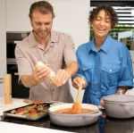 KELA-Naczynie 3,8l z wysoką pokrywką szare Calido - 4