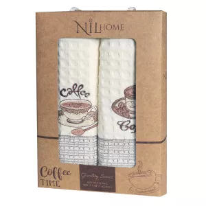 Komplet ręczników kuchennych bawełnianych NILTEKS/2x50x70/101