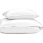 Poszwa hotelowa na zakładkę MONAKO gładka biała/140x200 - 3